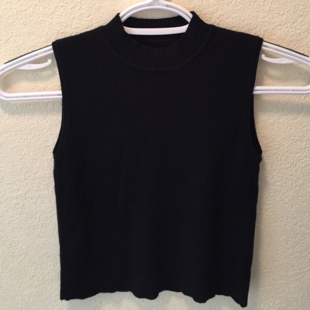Brandy Melville Black Crop Top